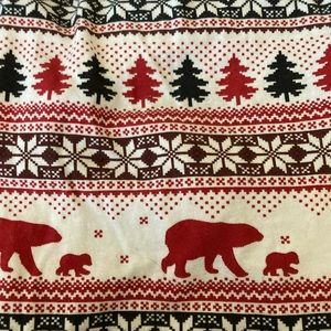 Holiday dog pajamas size medium-worn maybe 10 mins